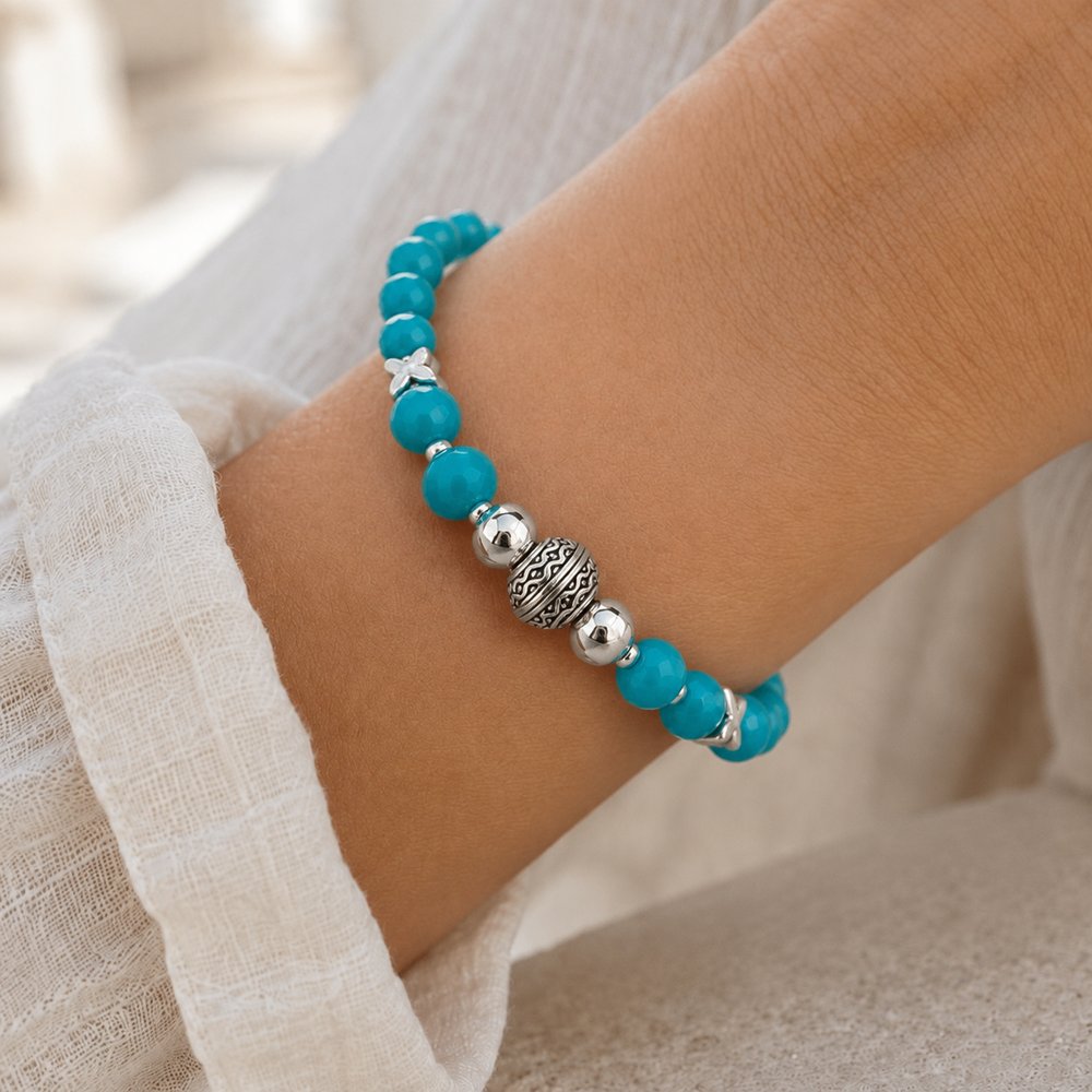 Flutter & Shine bracelet, worn